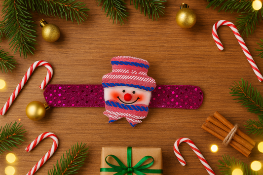 Frosty Snowman Slap Bracelet