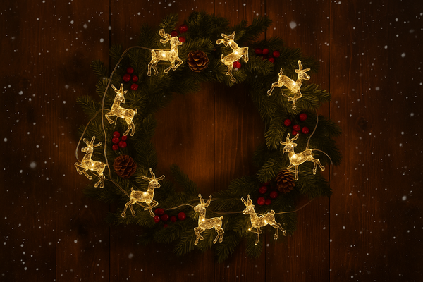 Reindeer Glow Light String