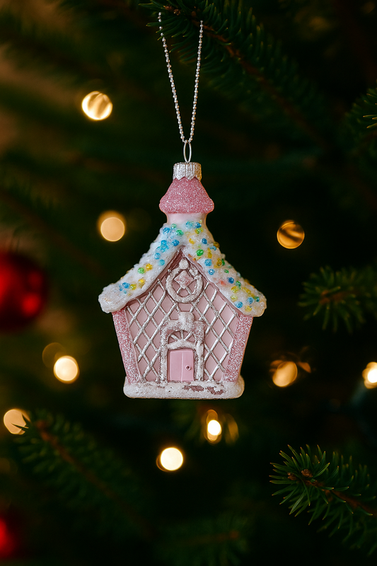 Sweet Pink Gingerbread House