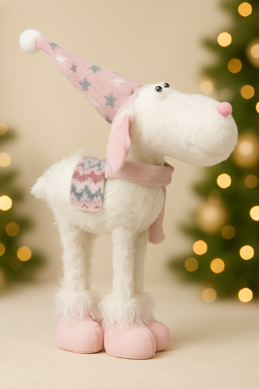 Glowing Reindeer Plush Ornament (LED)