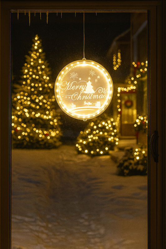 Glowing Merry Christmas Light