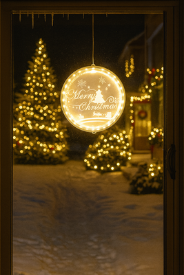 Glowing Merry Christmas Light