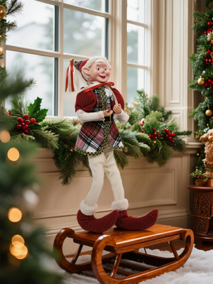 Traditional Festive Elf Doll