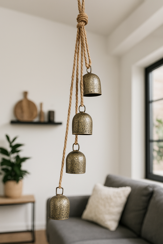 Shimmer Silver Bell Set (Set of 4)