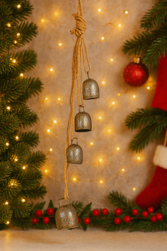 Shimmer Silver Bell Set (Set of 4)