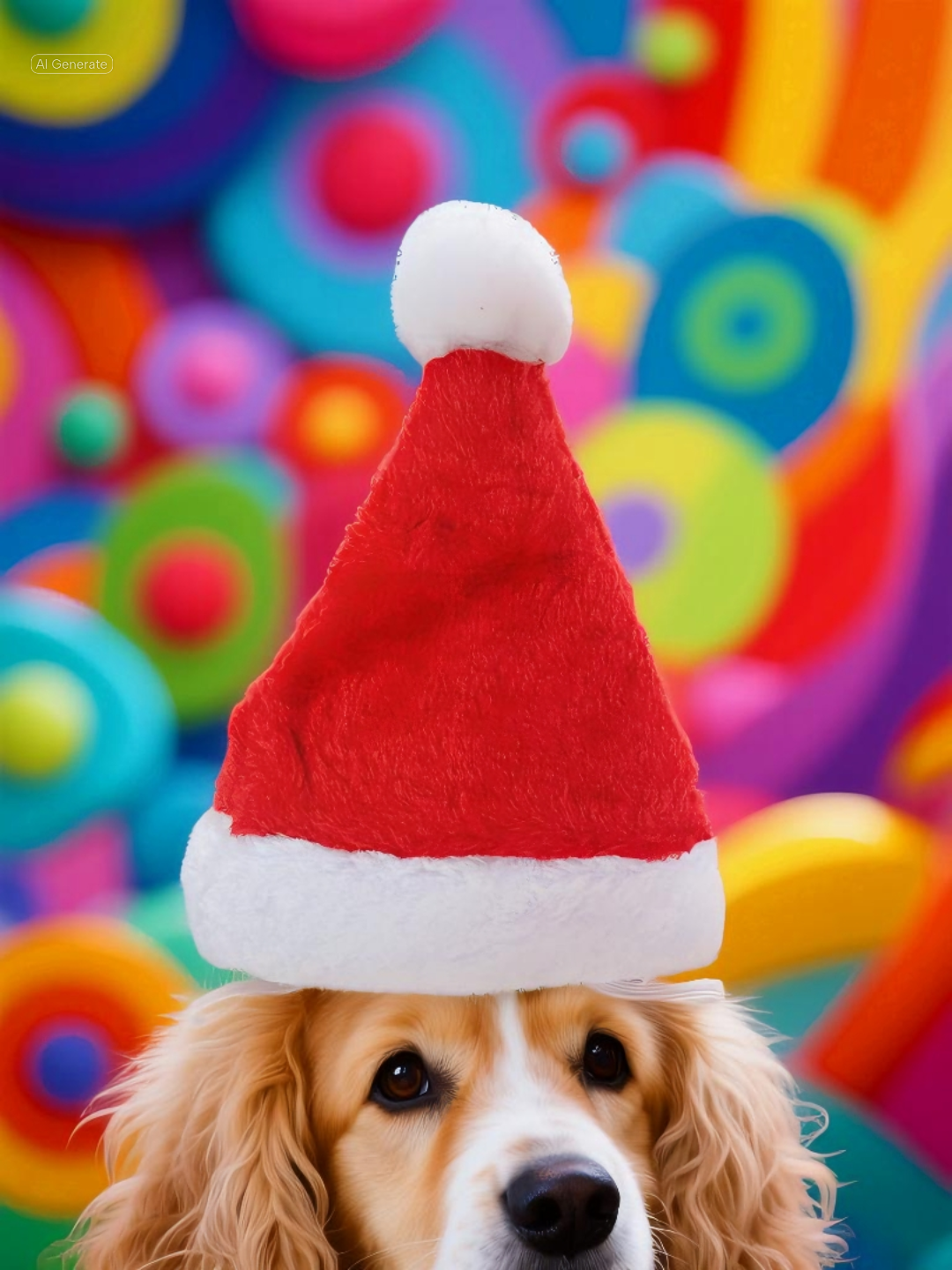 Pet Santa Hat of Joy