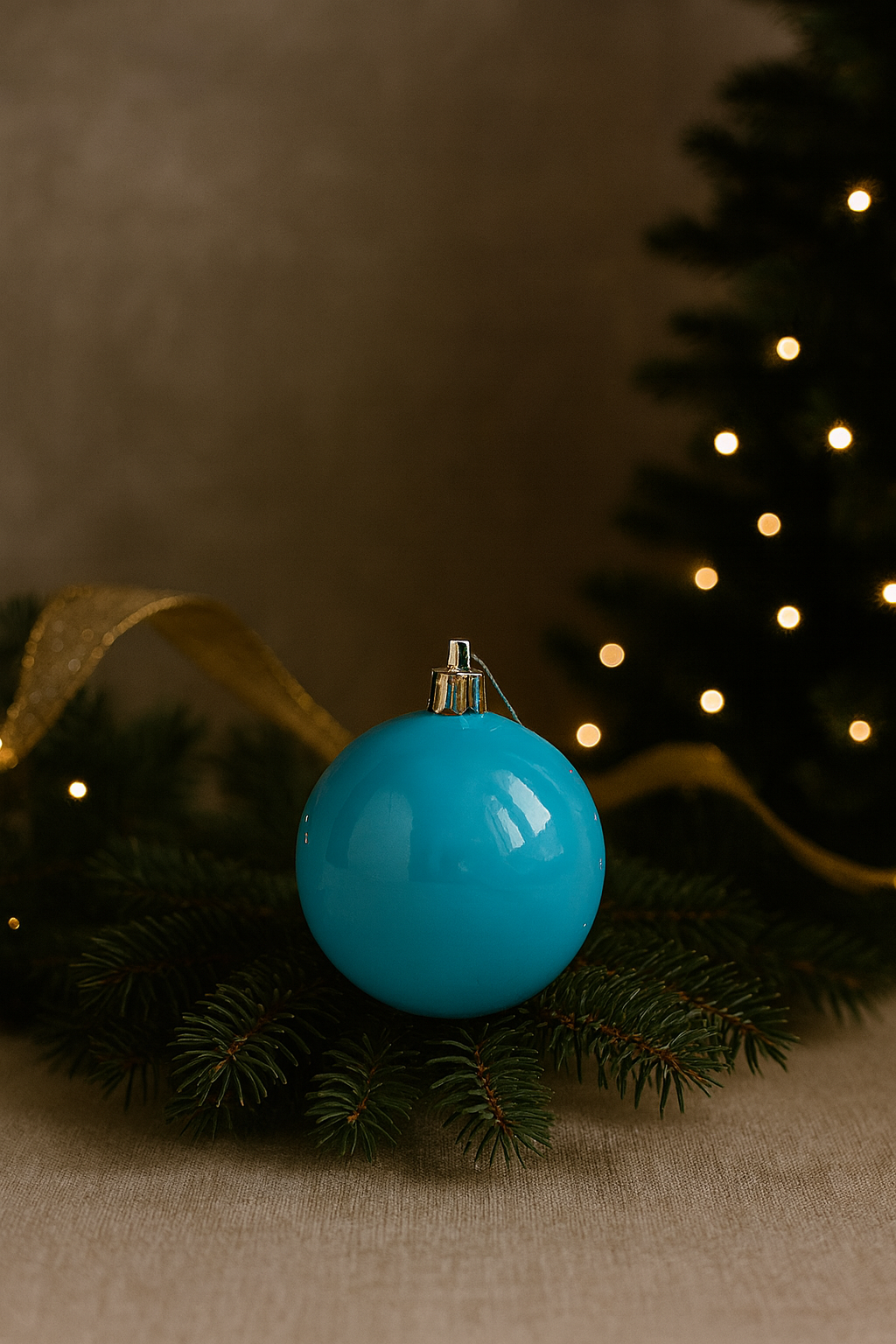 Light blue pearlescent baubles, 6cm, set of 6.