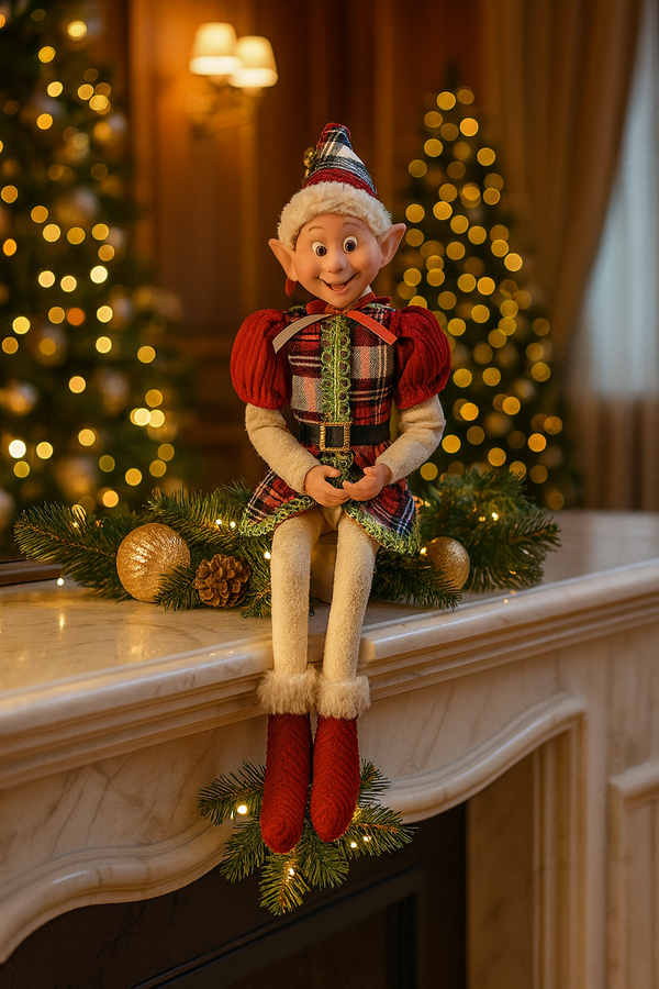 Traditional Festive Elf Doll