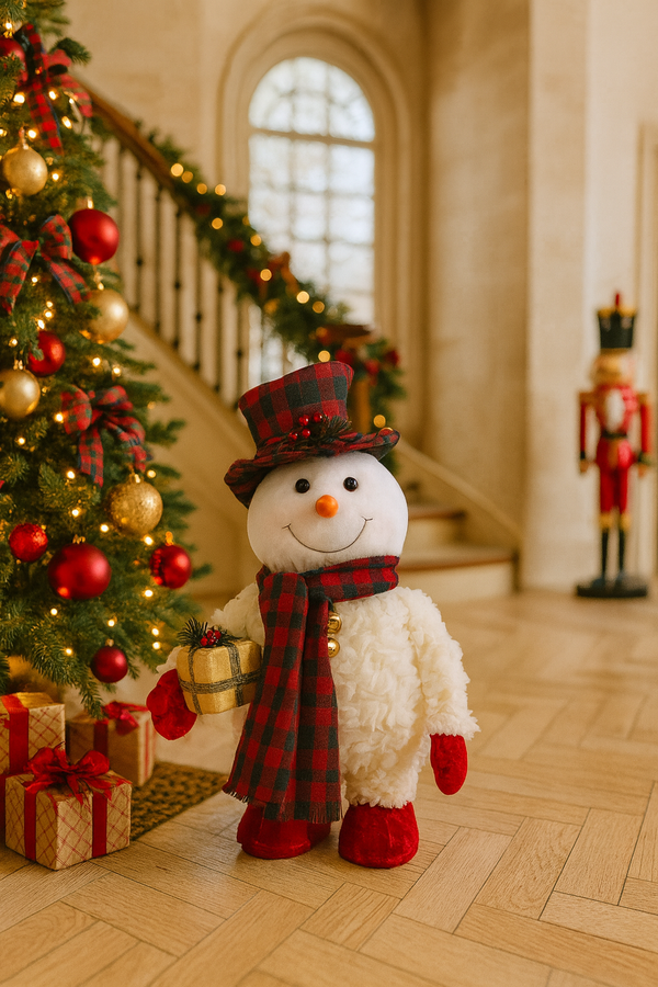 Snowman Gift Bearer Figurine