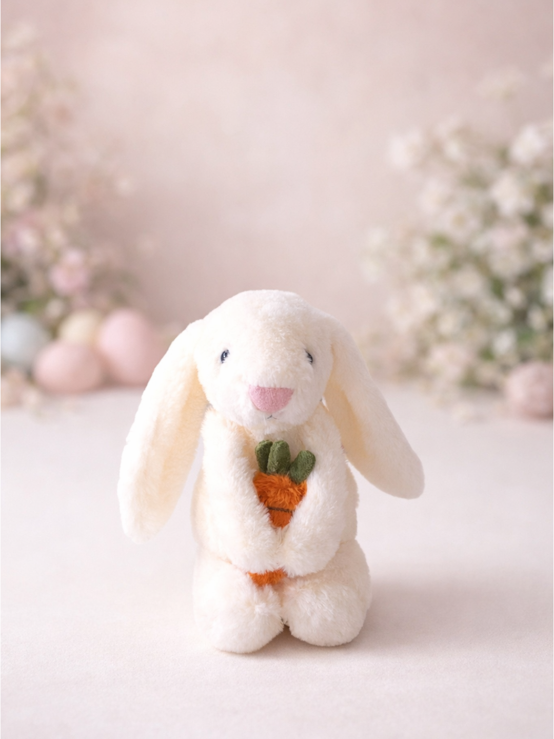 Plushy Carrot Bashful Bunny 