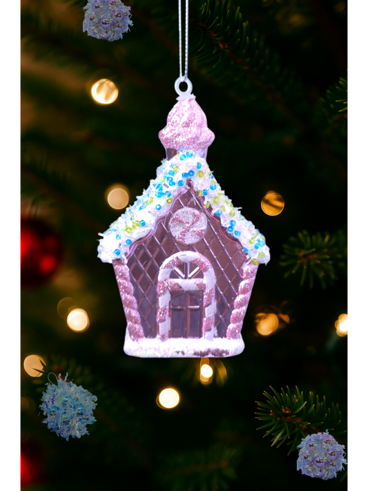 Sweet Pink Gingerbread House